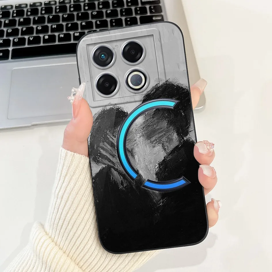 Shockproof Fashion Pattern Soft Silicone Matte Phone Case