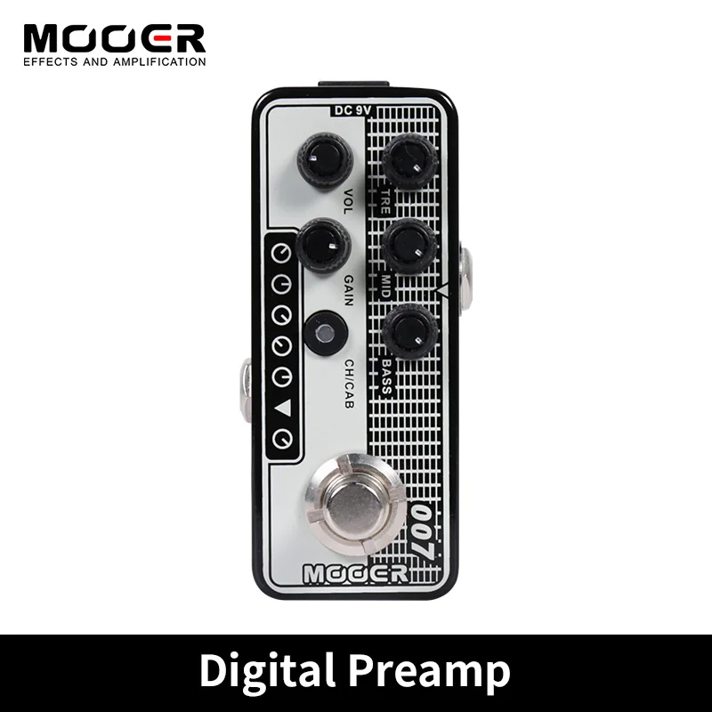 

MOOER-007 Regal Tone Guitar Effects Pedal, Digital Preamp, Tuning Box Effector, Synthesizer Pedal, True Bypass, Guitar Accessori