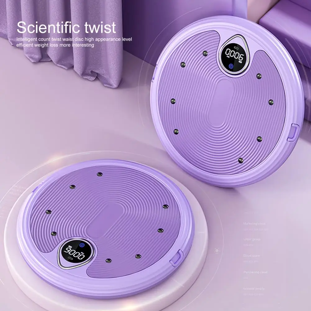 Smart Counting Waist Twisting Plate Waist Low Noise Twisting Disc Addome Twister Machine Waist Twister Fitness Equipment