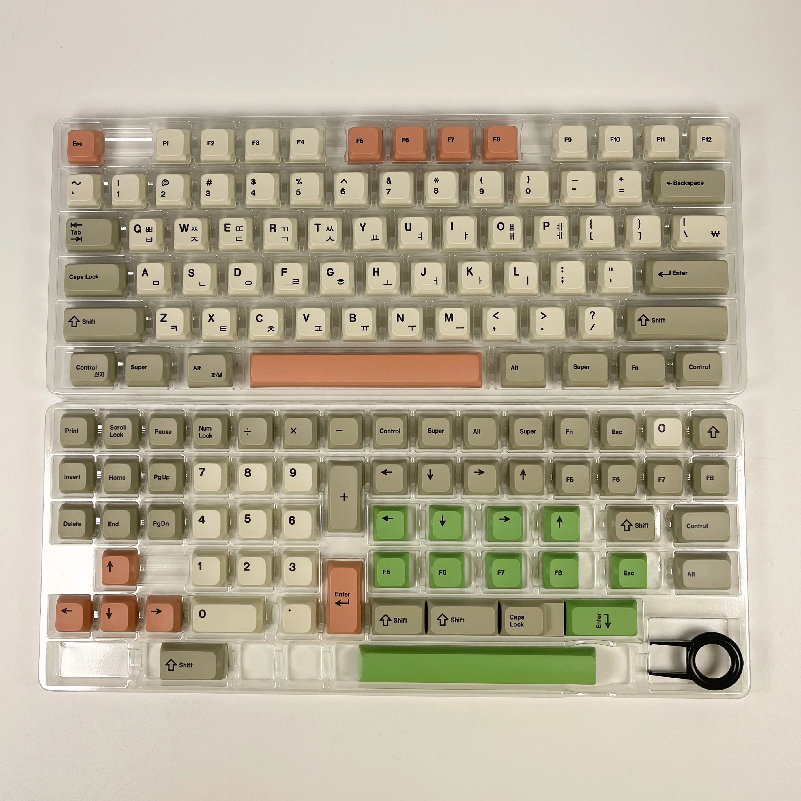 Xda Pbt Keycaps Grupo Teclado Mecânico Coreano Inglês Russo Japonês 9009 Dye Sub Cherry mx Switch 61 75 82 98 Chave - Imagem 6