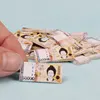 10 Bundle 1/6  Miniatrue Dolls Money Korean Won Dollars Euro Banknotes Model Toys For Barbie Blyth Bjd OB11 Dollhouse Accessorie 4