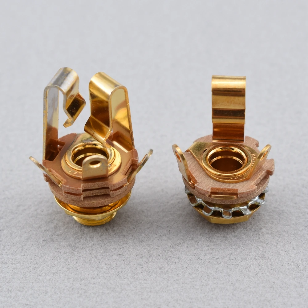 1 Piece 6.35mm Active/Passive Switch craft Short Open Output Jack for Electric Guitar Bass- US(Origin)