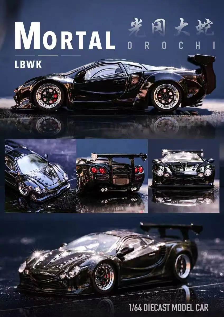 1/64 オロチ LBWK 改 1/64 Mortal MITSUOKA Orochi LBWK Diecast Toy Car Model