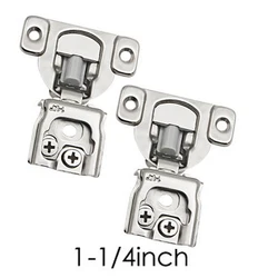 Soft Closing Overlay Cabinet Hinges with Door Damper for Kitchen Cabinets (2 - Pack) (Size 4)