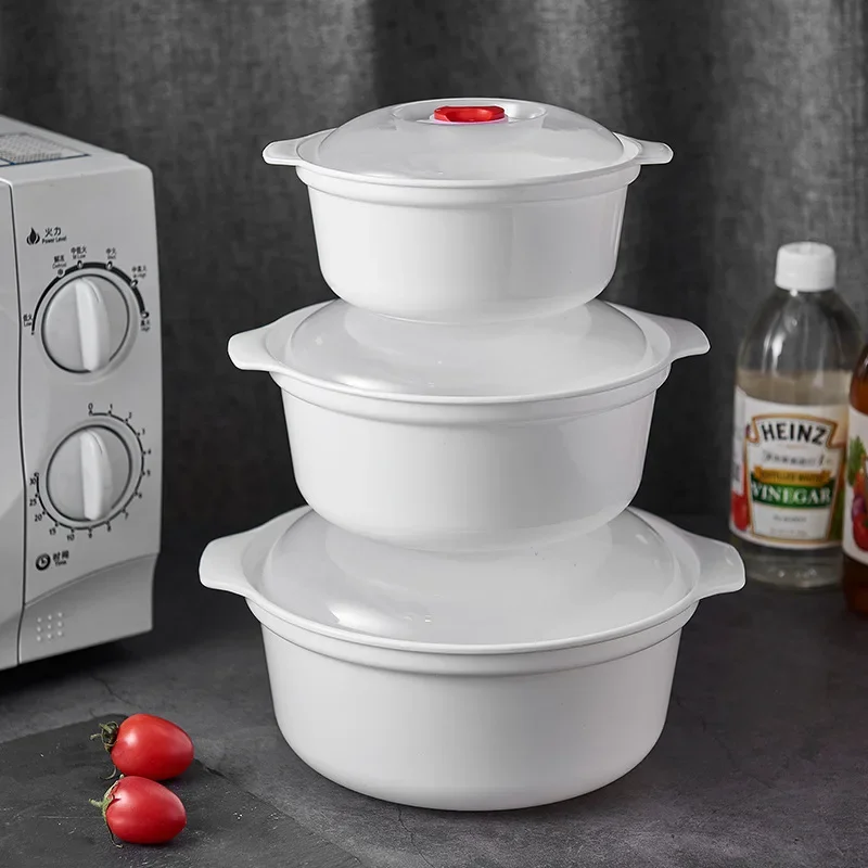 Microwave Oven Special Box Heated Soup Pot Rice Steamed Hot Steamed Buns With Lid Eco-friendly Food Grade Kitchen Tool microwave oven box