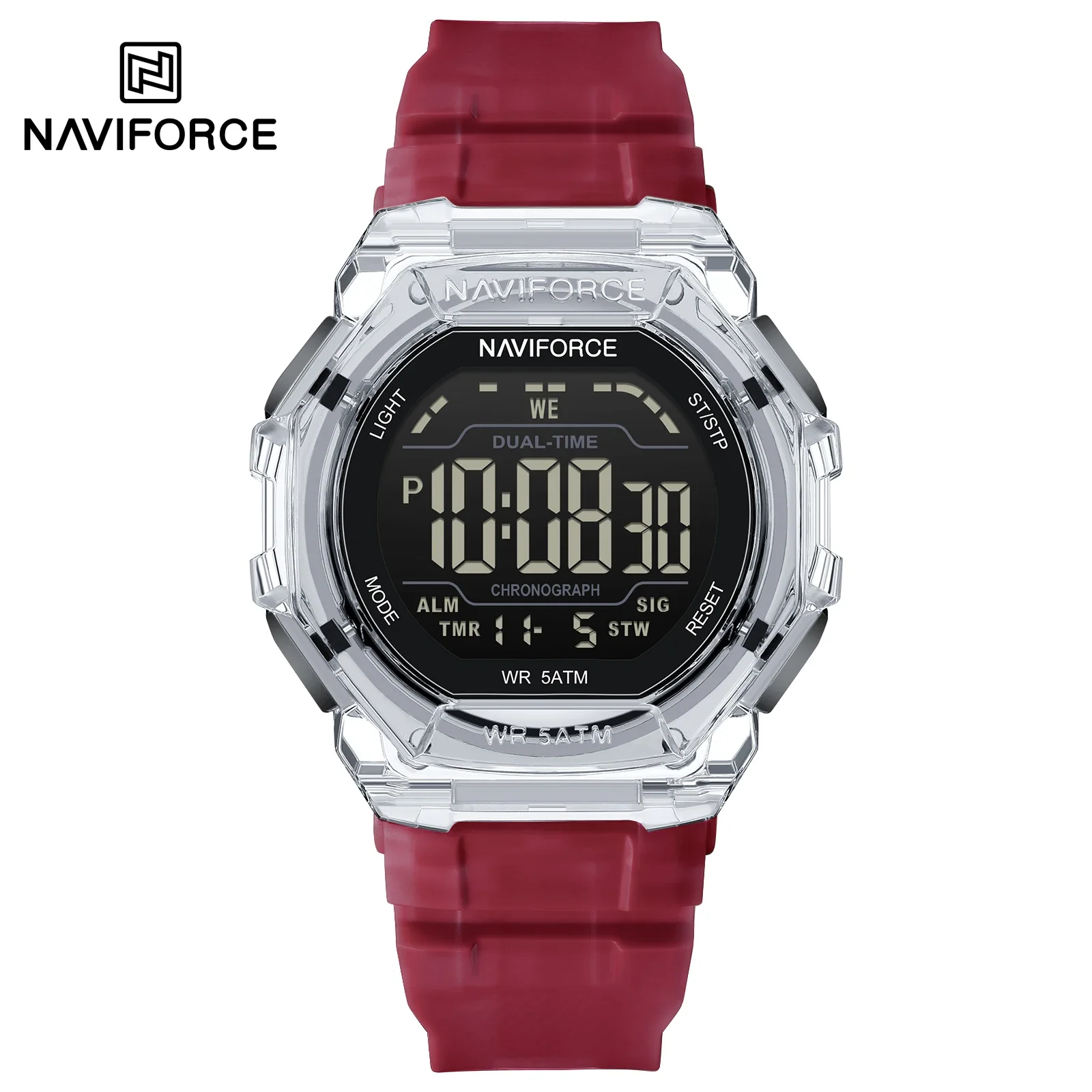 NAVIFORCE Waterproof Multifunction Digital Sports Watch for Men