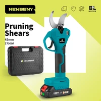 NEWBENY 45mm Brushless Electric Pruning Shears 2 Gears Efficient Cordless Fruit Tree Garden Beautify Tool For Makita 18V Battery 1