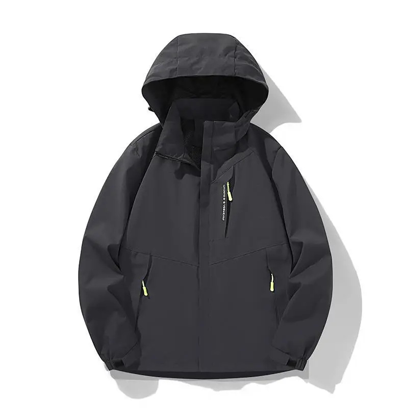 2024 New Autumn Rushsuit Jacket Men's Trendy Loose Size Casual Jacket Men's Waterproof Top Spring and Autumn Style Jackets