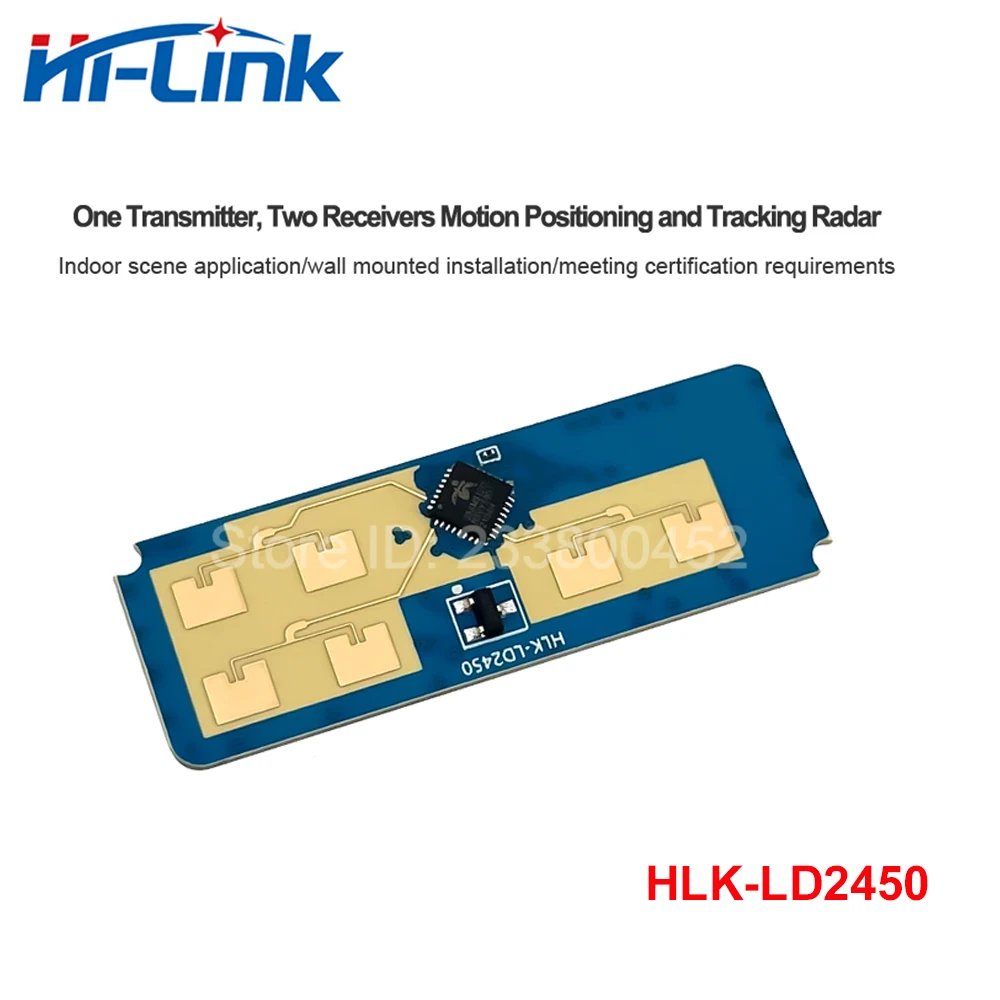 24G HLK-LD2450 FMCW mmWave Radar Sensor Human Position Tracking Detection Ranging Motion Module