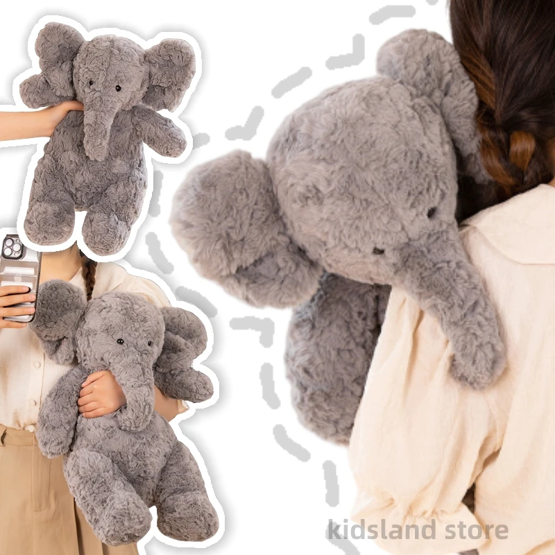 

30/40/50cm Kawaii Elephant Plush Toys Soft And Comfortable Cartoon Plush Pillow Dolls Decorate The Bedroom For Holiday Gift