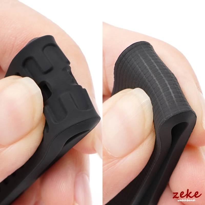 Premium Rubber Silicone Watch Band - Versatile Strap for Men & Women (Multiple Size Options)