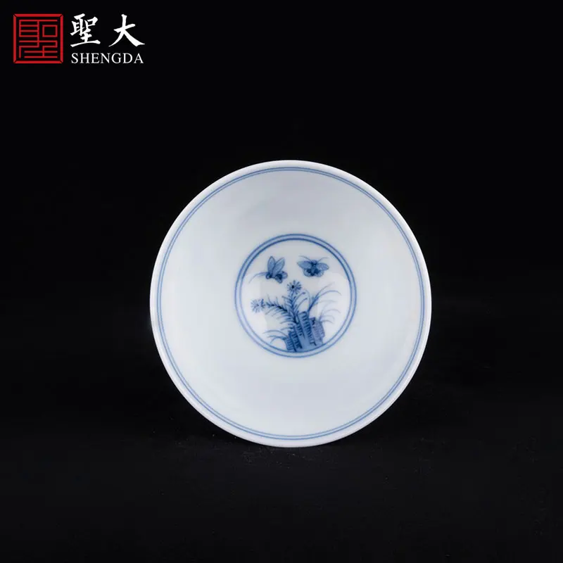 

|and ploughing and near the ancient masters cup hand-painted ceramic cups of jingdezhen all hand sample tea cup tea cup