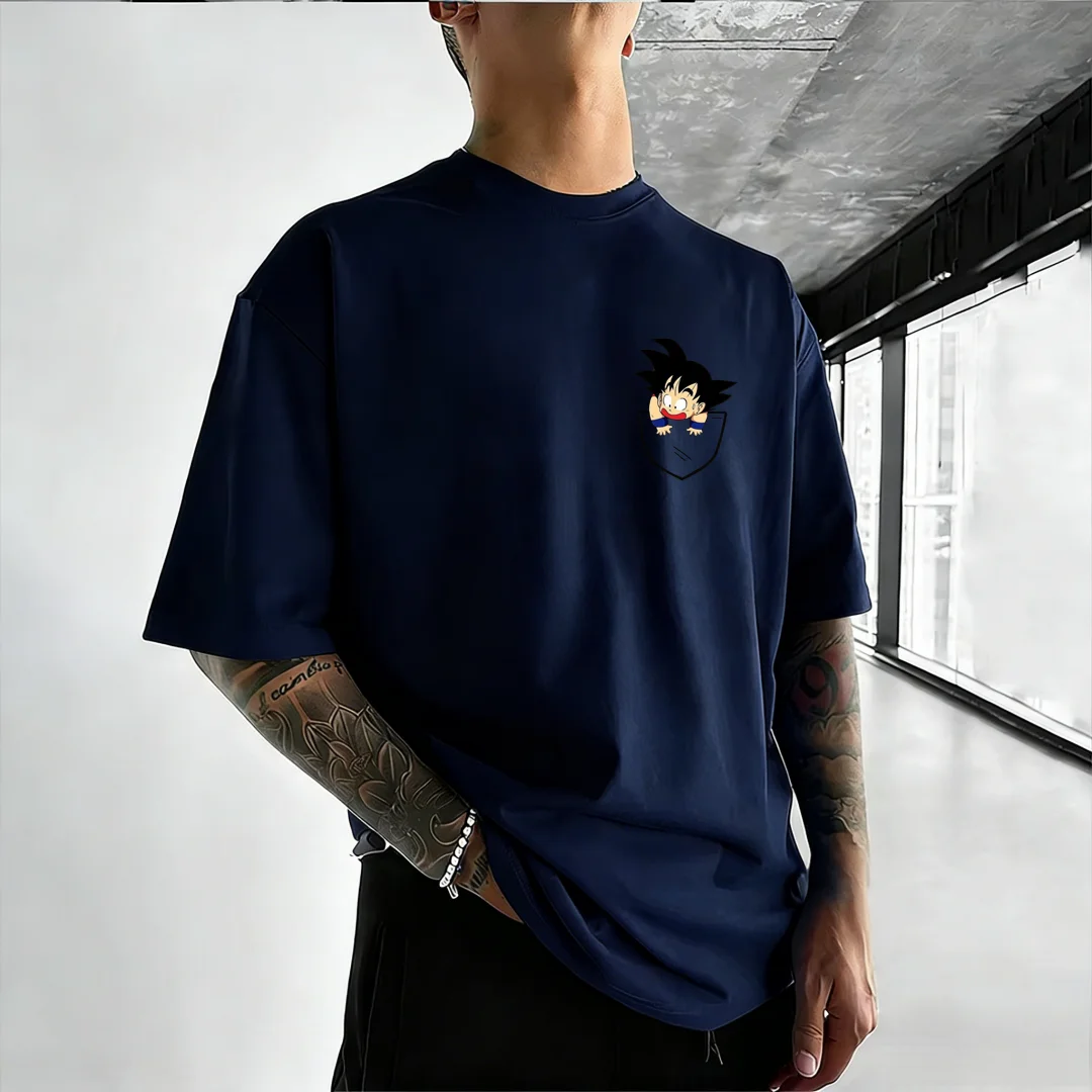 2026 Summer Hot Sale Dragon Ball Anime Pattern Family Parent-child T-shirts High Quality Short Sleeved Breathable Streetwear Top