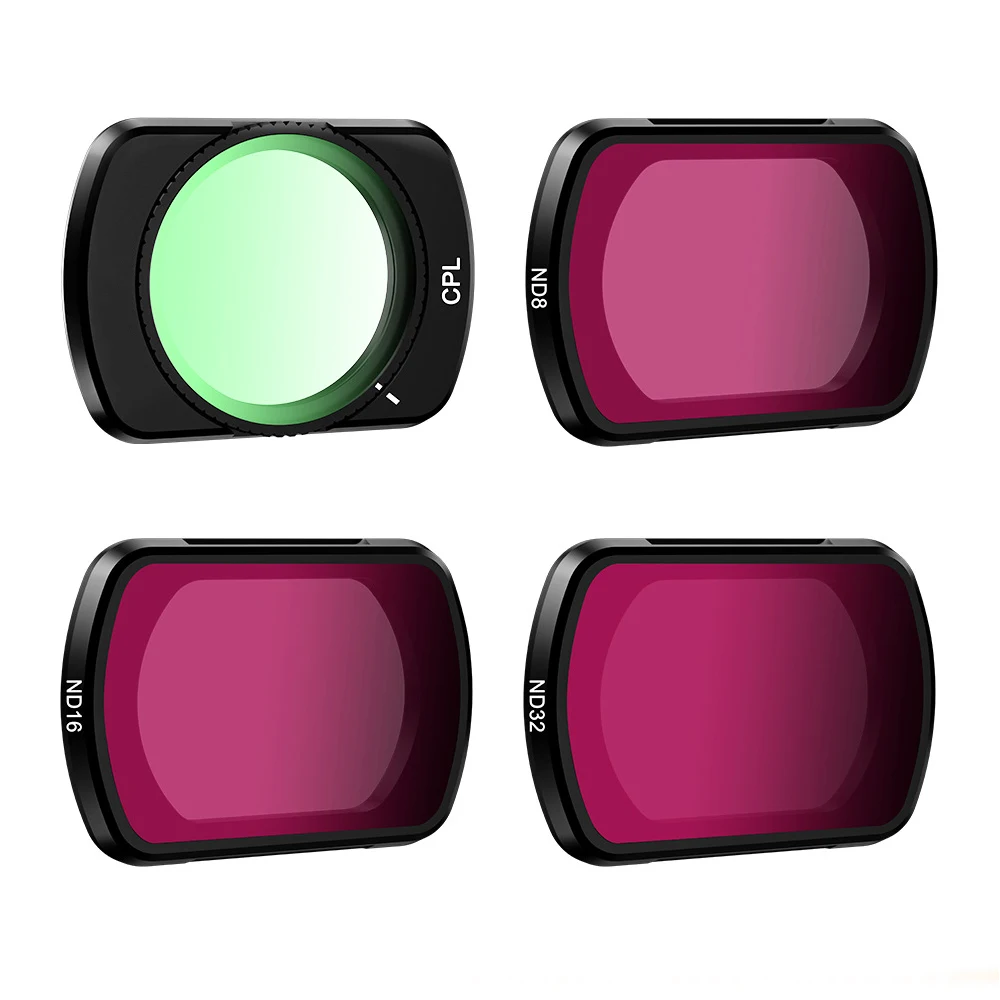 

ND Filters Set for DJI Osmo Pocket 3 Creator Combo Accessories -4 Pack (CPL/ND8/ND16/ND32)