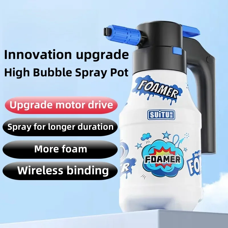 Electric Watering Can Car Washing Foam Special Booster Pot High Pressure Rechargeable Lithium Battery