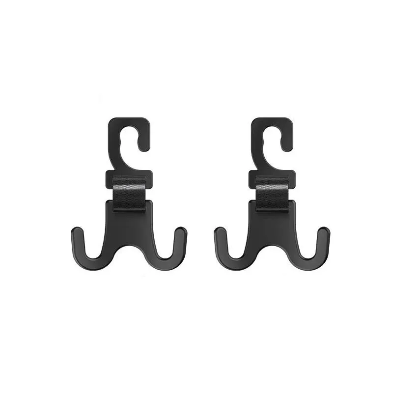 Car Seat Headrest Double Hook 2 Pcs for Bicycle Handbag Stroller