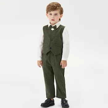 Toddler Boys Long Sleeve T Shirt Tops Vest Coat Pants Child Kids Go Home Outfit for Mom Baby Boys Stuff Boy Summer Clothes 2
