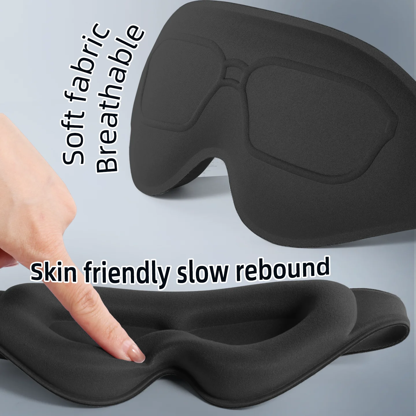 ComfortMax Breathable 3D Sleep Eye Mask - Memory Foam Night Blindfold
