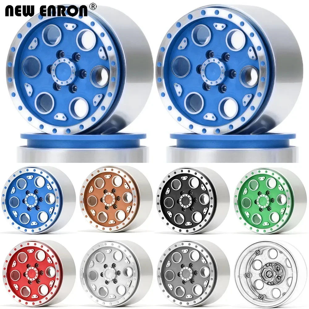 CNC-Legierung 6 Löcher Beadlock 2,2 Zoll Räder Nabenfelge für 1/10 RC Crawler Axial SCX10 SCX10 II 90046 90053 RR10 TRX-4 KM2 YETI