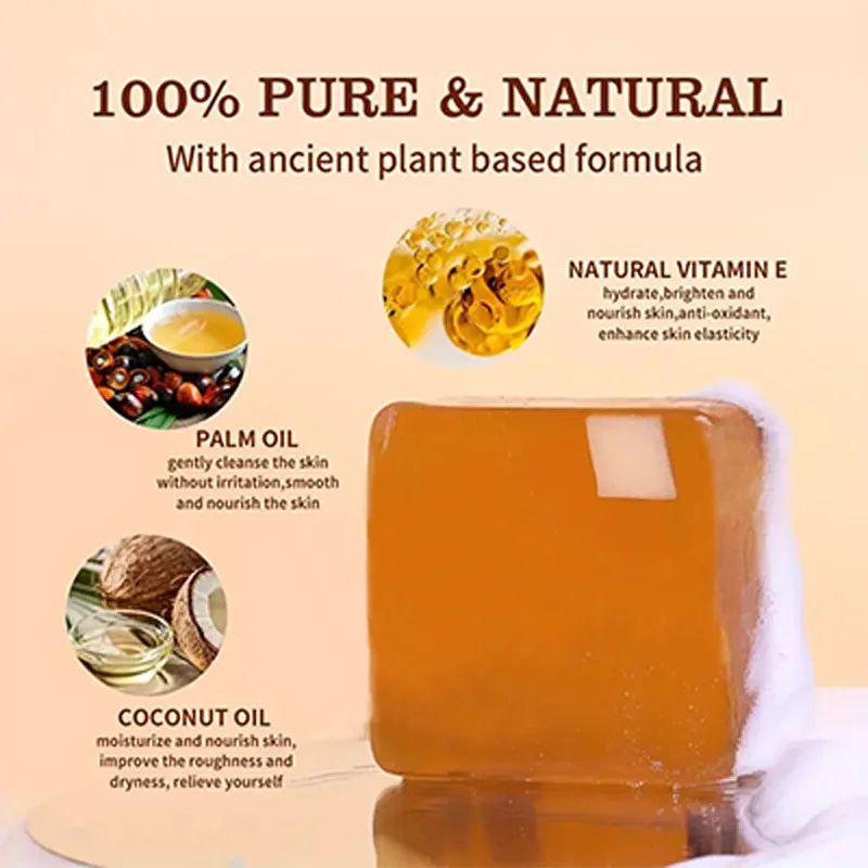 African Black Soap Deep Cleansing Exfoliator To Relieve Dry Rough Delicate Skin Body Cleansing Hand Soap hand soap