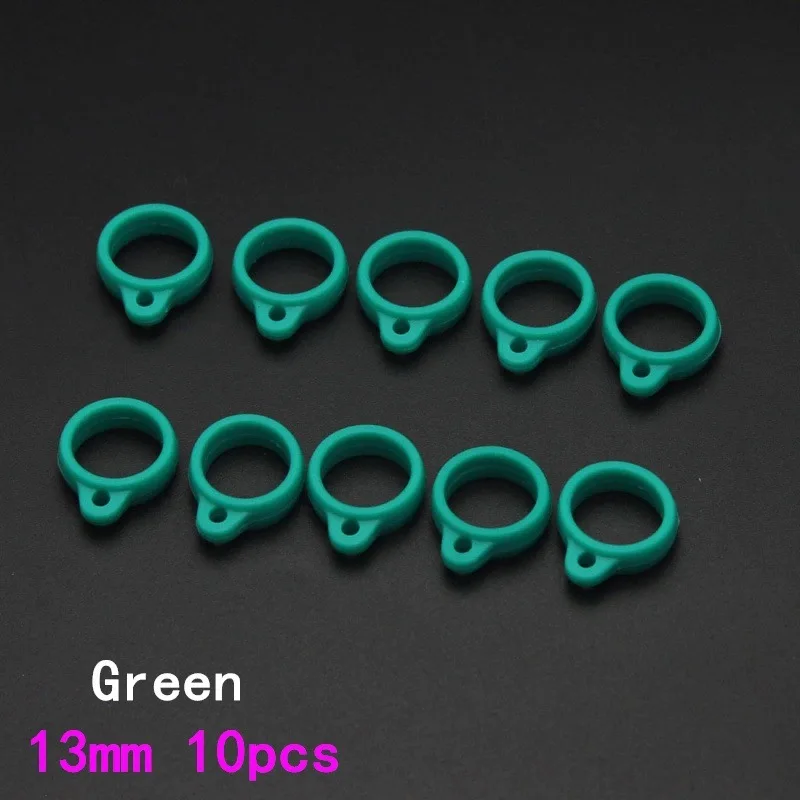 10pcs/Lot Soft Silicone Lanyard Necklace Ring for Relx Yooz EGO CE4 EVOD Atomizer Pod Silicone Ring Vape Band Free Shipping