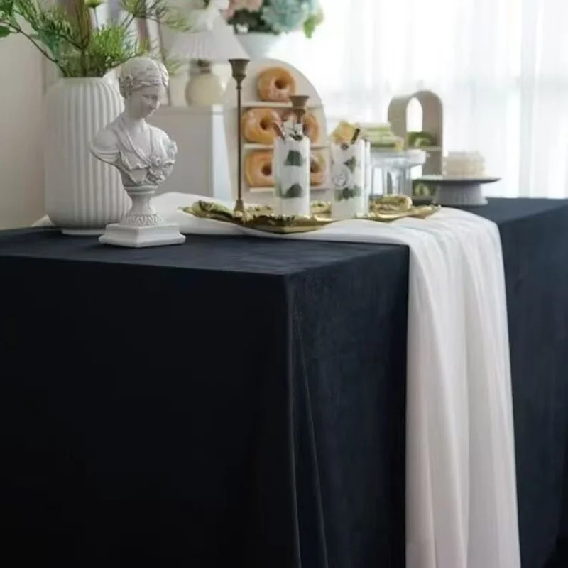 Rectangle Satin Tablecloth Wedding Party