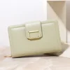 Multiple Card Positions Wallet New Korean Style PU Handheld Bag Solid Color Coin Purse Women Slimwallet 1
