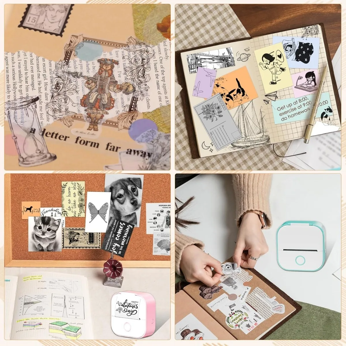 T02 Color Thermal Paper, Compatible with T02/M02X/M02L Mini Printer, Black on White, 53mm x 3.5m, 3 Rolls