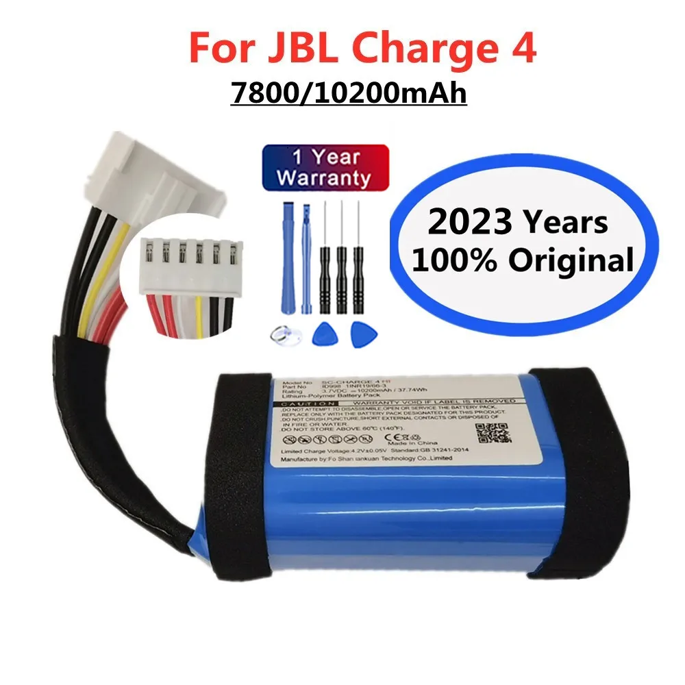 

2023 Years New Original Player Speaker Battery For JBL Charge4 Charge 4 ID998 IY068 1INR19/66-3 SUN-INTE-118 Batteries