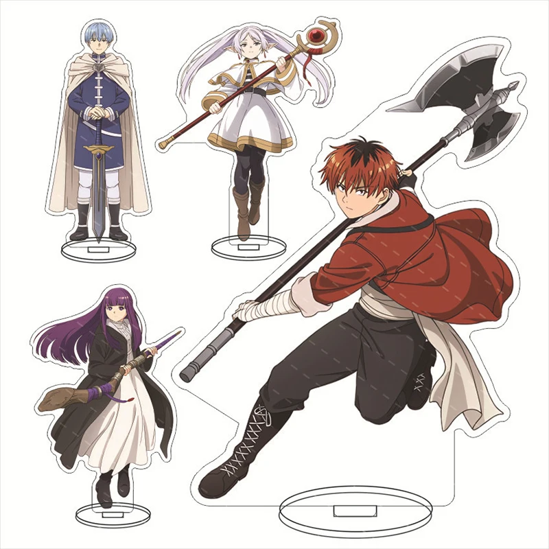 

Hot Anime Japan Frieren Beyond Journey's End Figures Frieren Acrylic Stand Model Toys Desk Decor Room Decorations Collect Gifts