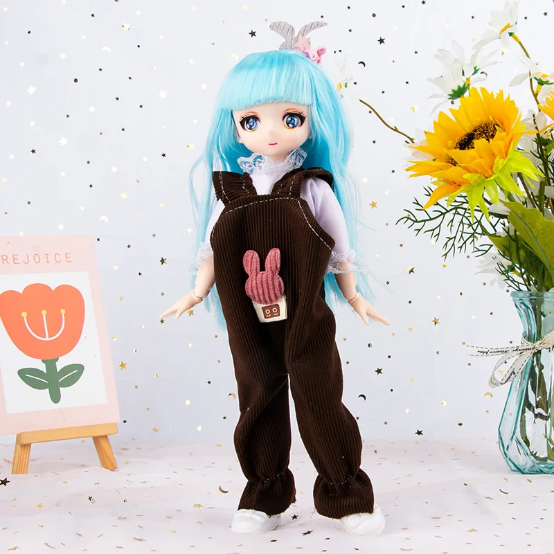 30 см кукла 1/6 BJD макияж одеваются 22 совместный игровой домик девочка игрушка 3D