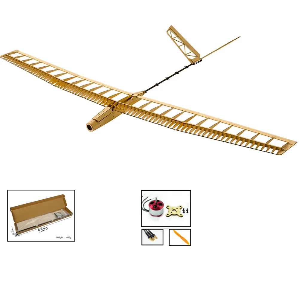 Planeur RC 1400mm Envergure Mousse EPP Volant 350g