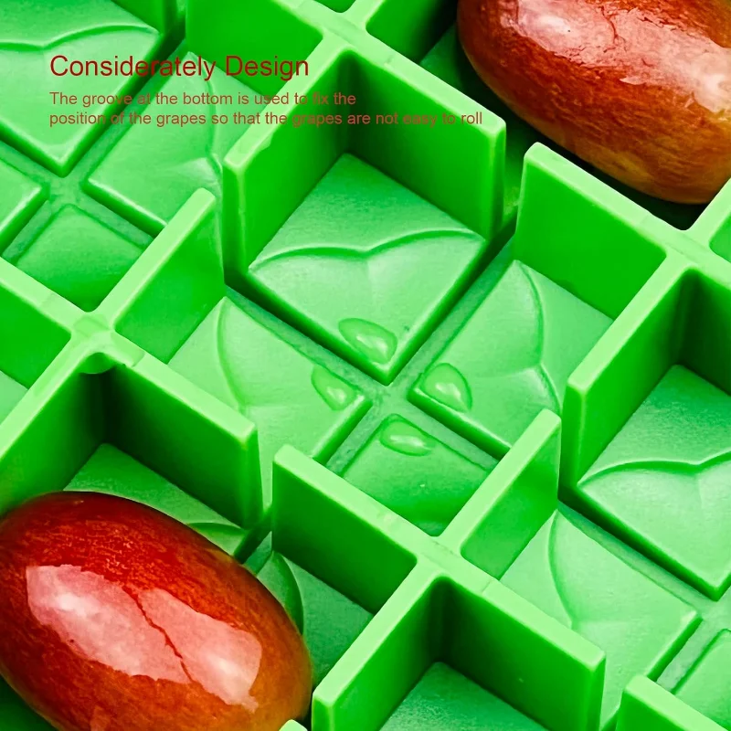 Cherry Tomatoe Cutter Slicer Half or Quarter Cutting 16Pc at a Time Fruit Container Holder Cutter for Salad Kids Toddlers Snacks