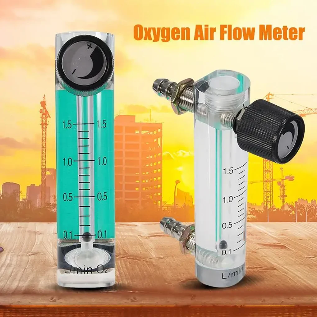Air Oxygen Gas Flow Meter Flowmeter Caudalimetro Counter Flow Indicator O2 Oxyge