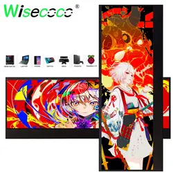 Wisecoco 14 Inch 3840x1100 4K Stretched Bar Touchscreen Potable Monitor Ultrawide Sub Screen Second Display USB-C Port Monitor