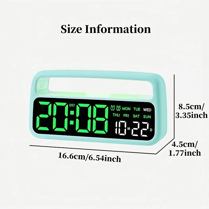 Color Changing LED Alarm Clock 2