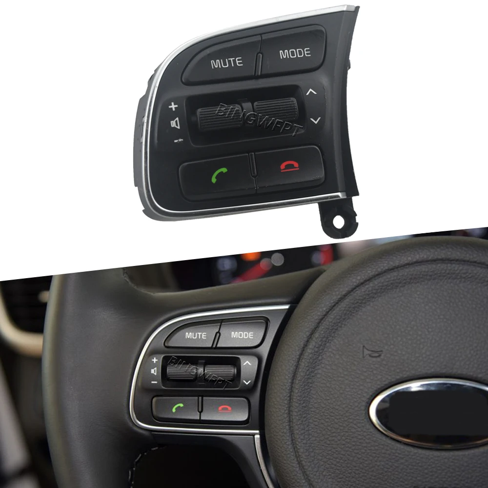 

Multifunctional Steering Wheel Bluetooth Answer Button Switch For KIA K5 OPTIMA 2016 96710-D6020