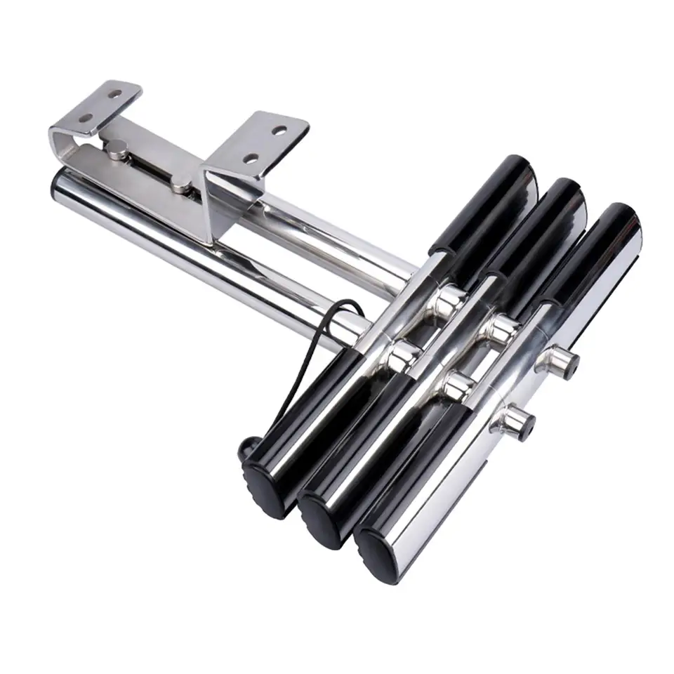 Bass Boat Ladder 3-Step Telescoping Boat Ladder Stainless Steel