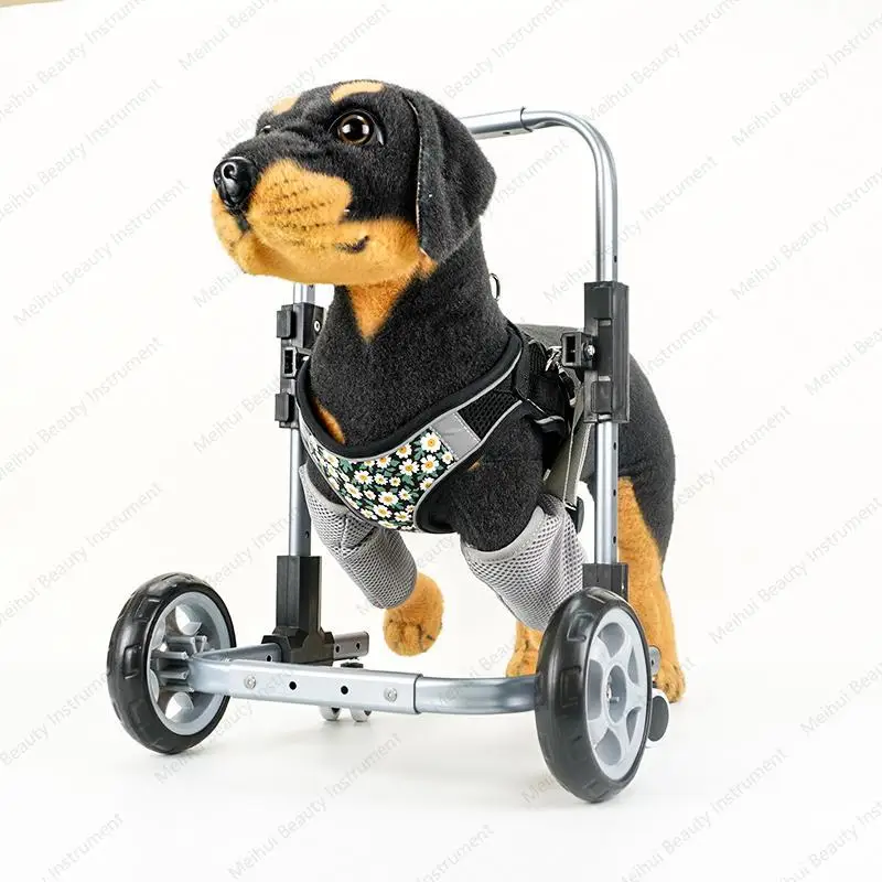 Andador para perros ancianos con silla de ruedas para las extremidades delanteras