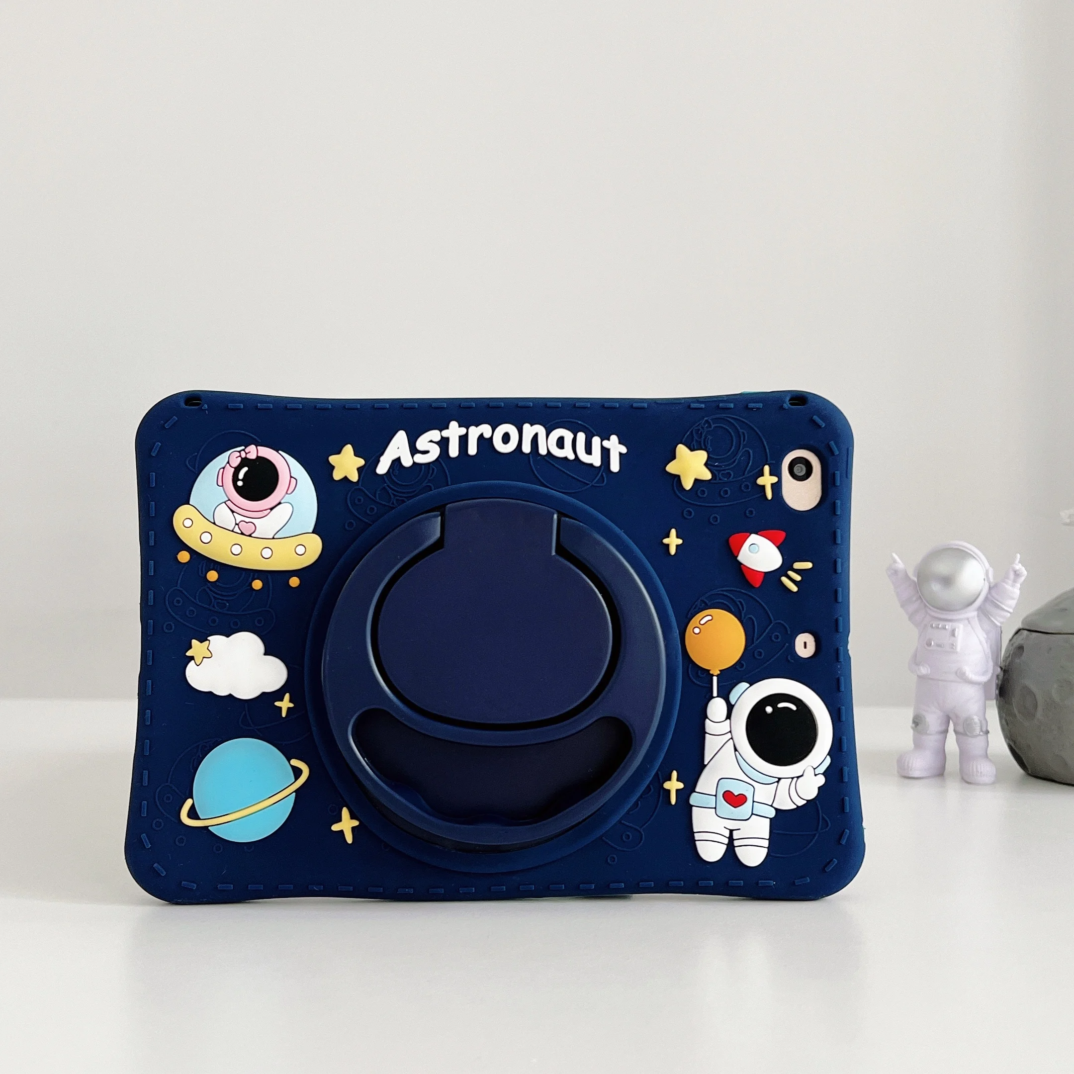 Caixa da Tabuleta do Suporte do Astronauta das Crianças Samsung Galaxy Tab a8 105 Sm-x200 X205 s6 a7 104 Sm-t500 T507 Lite 87 T220 T225 P610 - Imagem 6