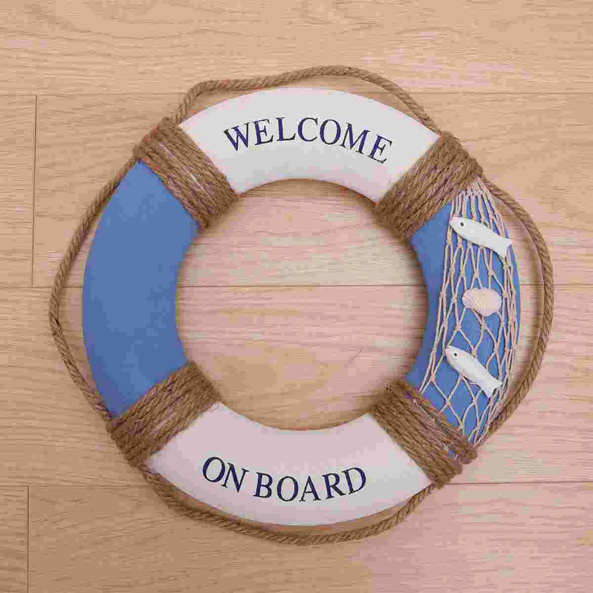 Anello Di Vita Decorativo Nautico Beach Lifebuoy Decor Life Ring Anello Di Salvataggio Nautico Parete Per La Decorazione Appesa Della Porta Della Pare