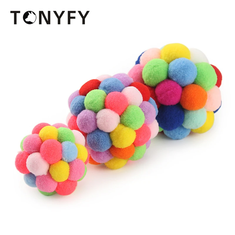 Cat Toys Kitten Interactive Mouse Ball Cat Toy Mouse Ball Plush Cat