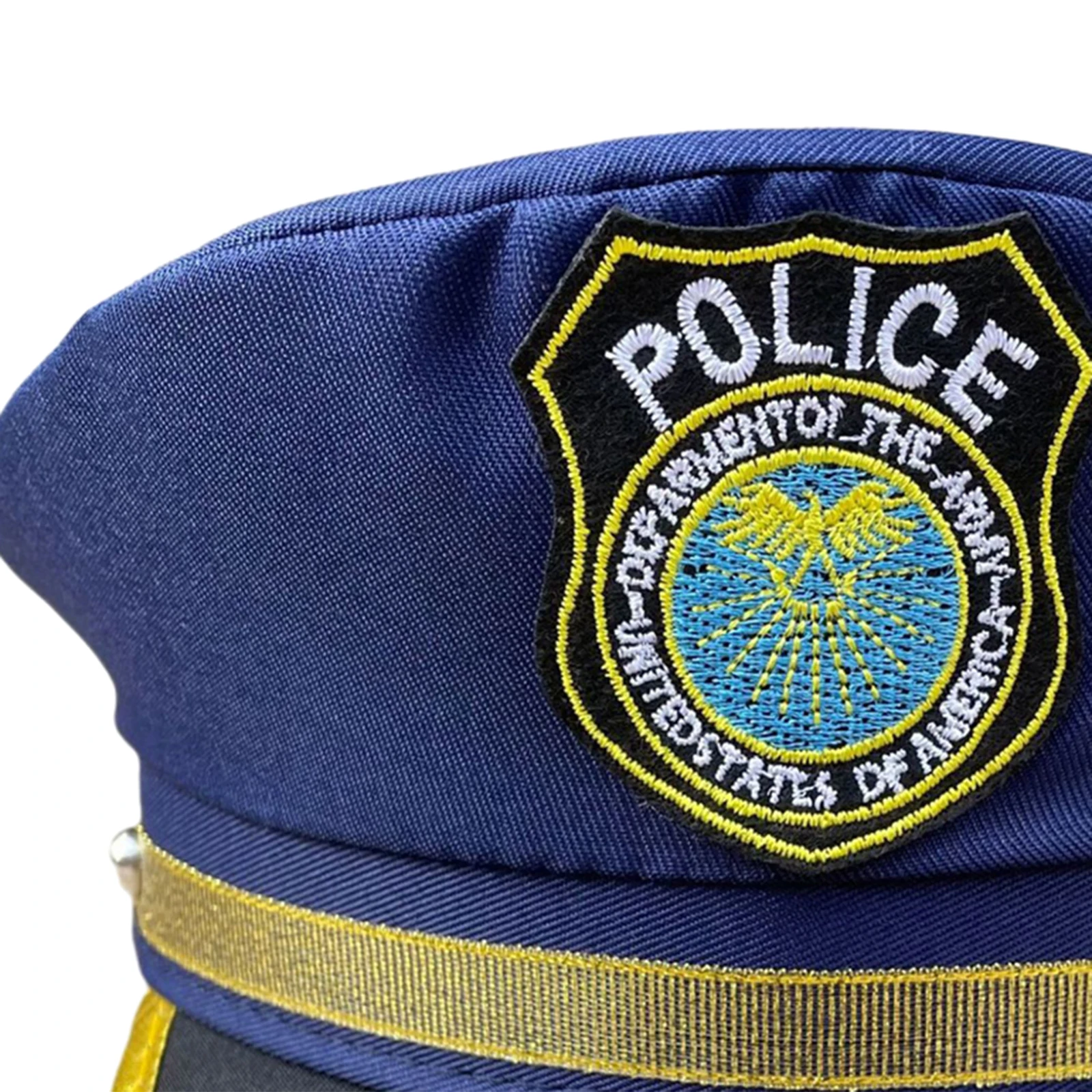 Performance Cap Children Police Hat Party Props Hat for Stage Performance
