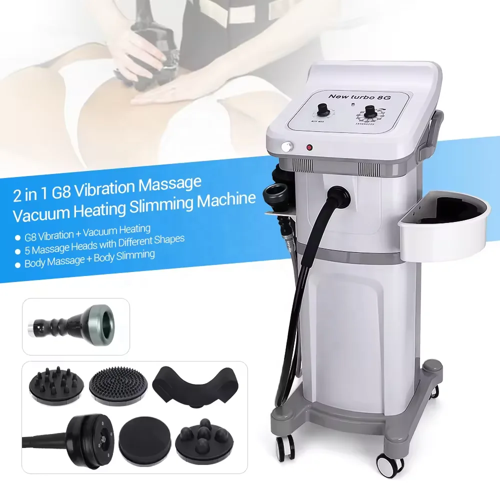 G8 Vibration Vacuum Body Massage Slimming Machine Cellulite Reduce Fat G5 Body Shaping Equipment Weight Loss Beauty Salon Use