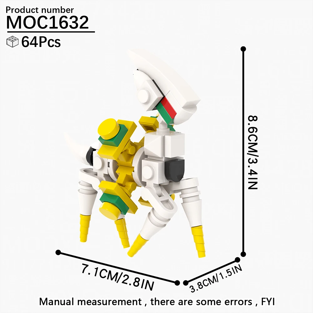 MOOXI 아이디어 펫 엘프 애니메이션 피규어 아르세우스 다이알가 팔키아 기라티나 성인용 블록 세트 MOC 브릭 모델 키트 장난감 어린이 선물