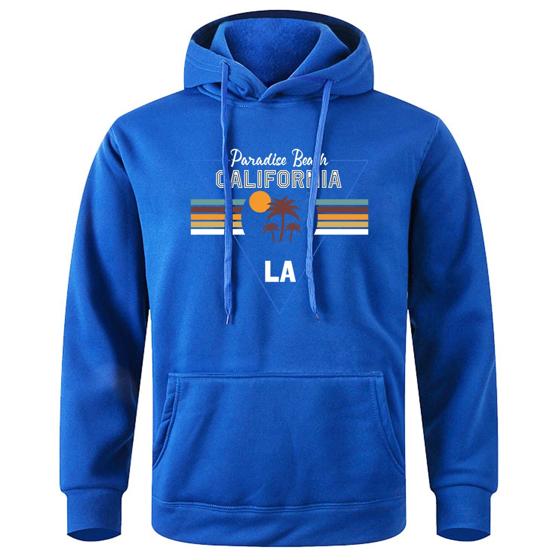 

California Paradise Beach Letter Hip Hop Printing Men Hoody Fleece Warm Tracksuit Fashion Classic Hoodie Sports Street Hoodies