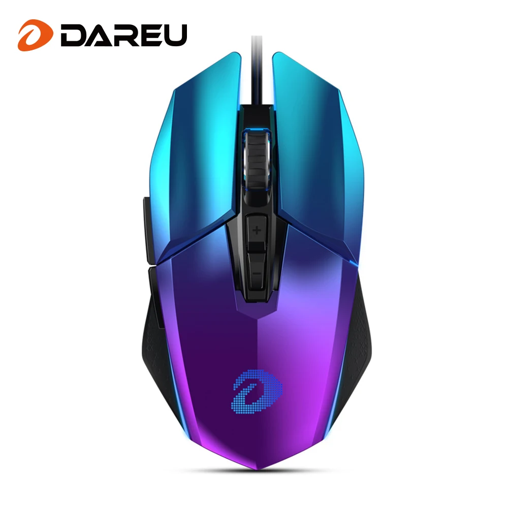 

Эргономичный дизайн, 6000 DPI, RGB мыши DAREU, ATG4090, 7 кнопок, макро, для компьютерных игр