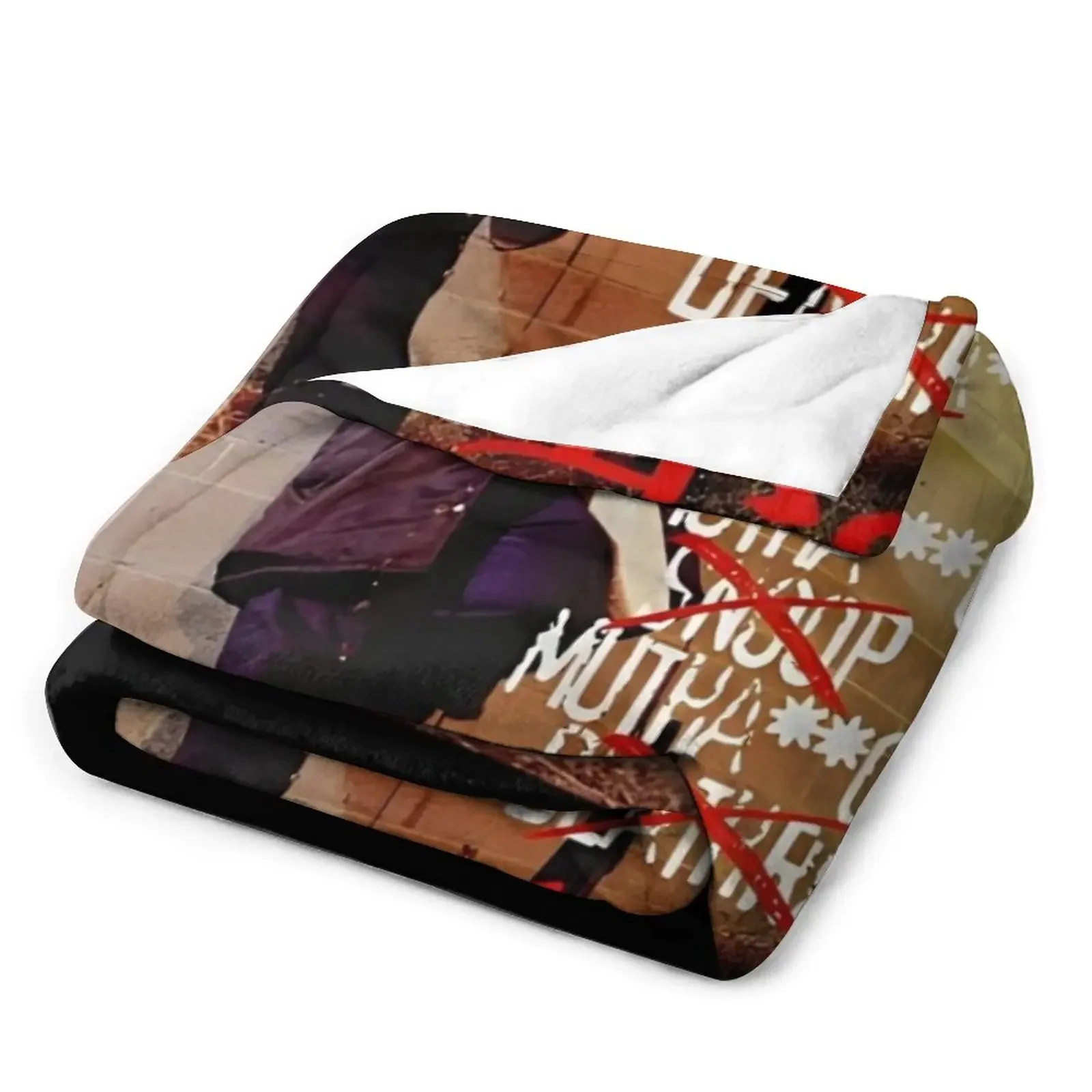 Eazy E retro Throw Blanket Cute Blanket Blanket Luxury Picnic Blanket Decorative Sofa Blankets 3