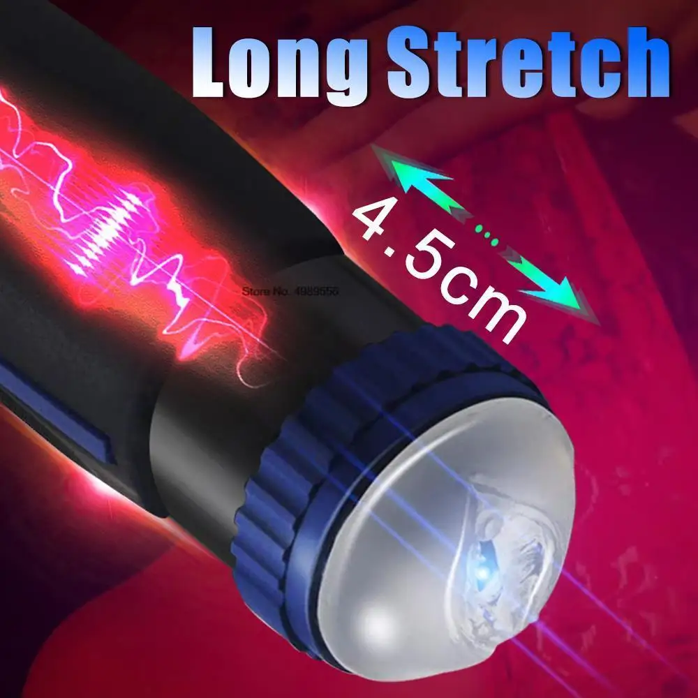 Speeds Male 5*3 Masturbator Automatic Telesopic & Sucking Long Distance Thrusting Masturbators Adul_voghion.com