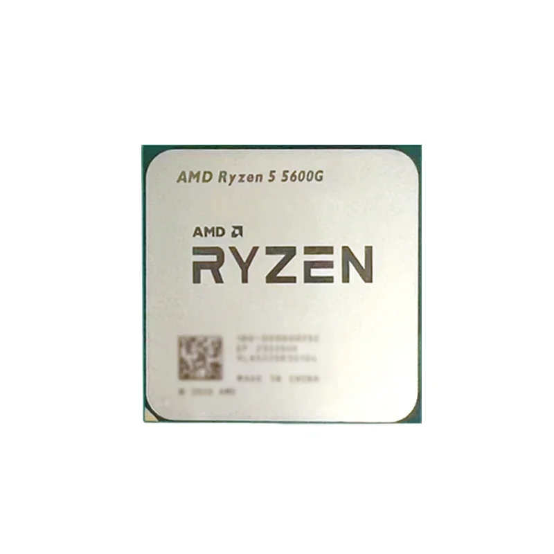 AMD Ryzen 5 5600G AM4 IGPU 게이밍 CPU, 6코어 12스레드 4.4GHz 부스트, 16MB 캐시 OEM 트레이 박스 없음, 엔트리 DIY 데스크탑 조립용
